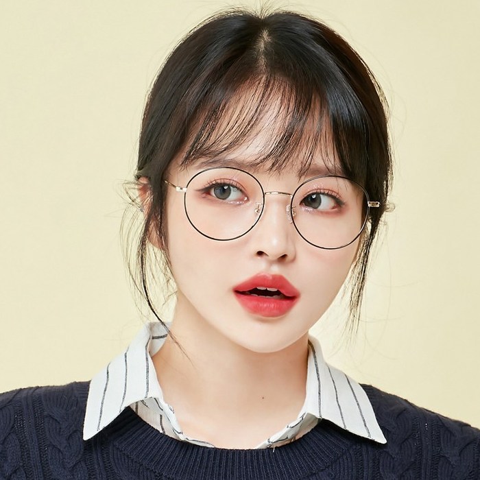 하금테 안경 모음
